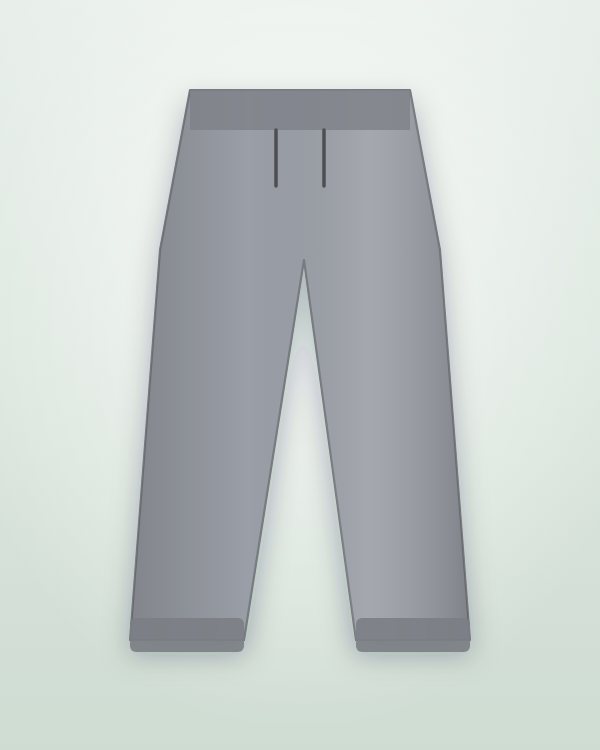 Ilustración de ejemplo: Conjunto buzo y jogging gris