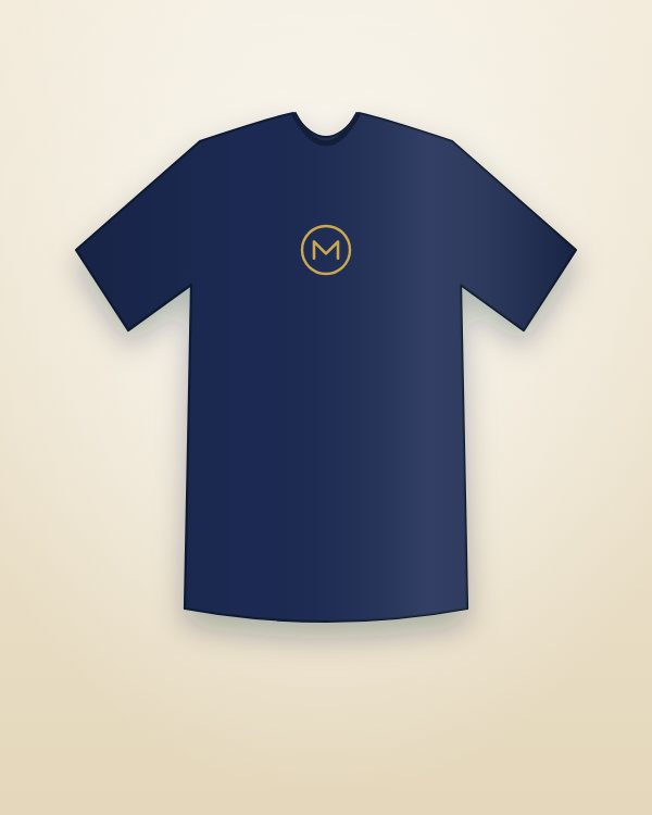 Ilustración de ejemplo: Remera con sello Maveon estampado