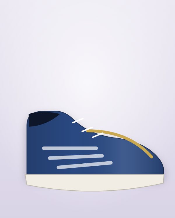 Ilustración de ejemplo: Zapatilla de running liviana